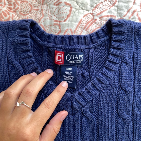 Vintage chaps sweater vest - Picture 2 of 2